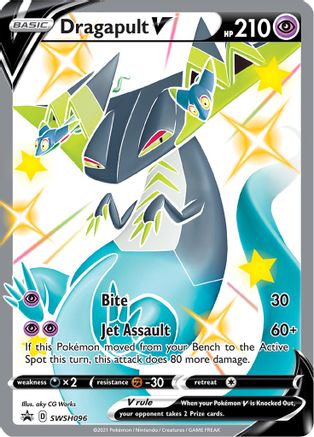 Dragapult V - SWSH096 (SWSH096) Holofoil - SWSH Sword & Shield Promo Cards