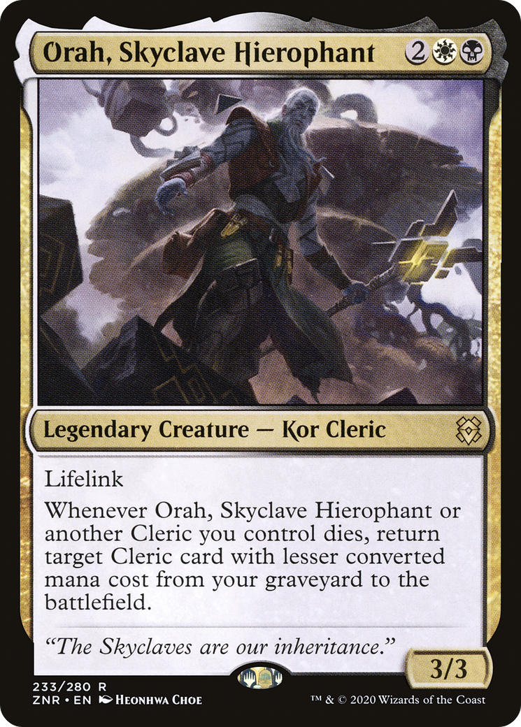 Orah, Skyclave Hierophant [Zendikar Rising] Foil