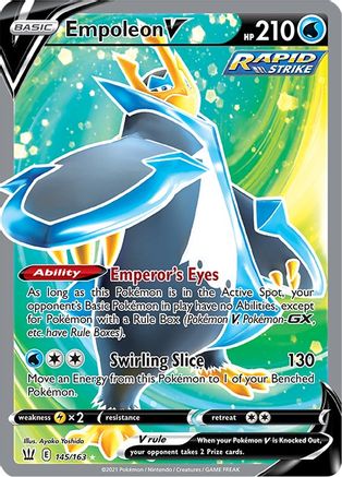 Empoleon V (Full Art) (145) Holofoil - SWSH05 Battle Styles