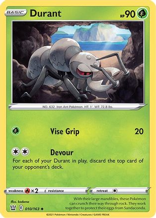 Durant (10) Reverse Holofoil - Battle Styles