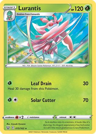 Lurantis (15) Reverse Holofoil - Battle Styles