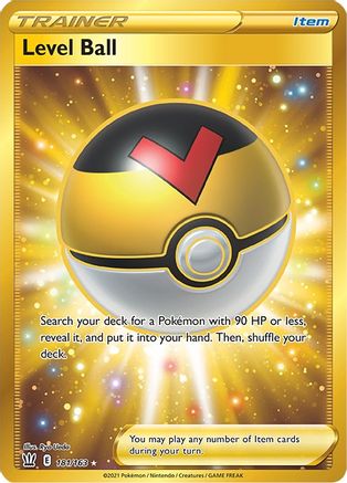 Level Ball (Secret) (181) Holofoil - SWSH05 Battle Styles