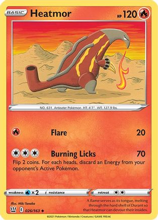 Heatmor (26) - SWSH05 Battle Styles