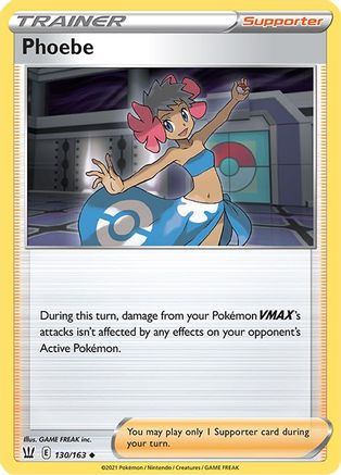 Phoebe (130) Reverse Holofoil - Battle Styles