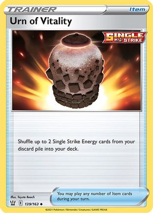 Urn of Vitality (139) - SWSH05 Battle Styles