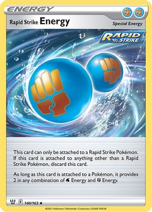 Rapid Strike Energy (140) Reverse Holofoil - Battle Styles