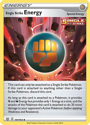 Single Strike Energy (141) Reverse Holofoil - Battle Styles