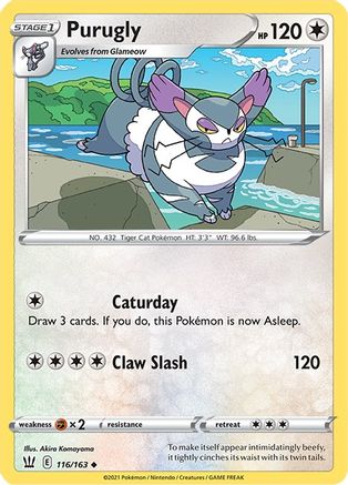 Purugly (116) - SWSH05 Battle Styles