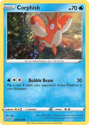 Corphish (38) Reverse Holofoil - Battle Styles