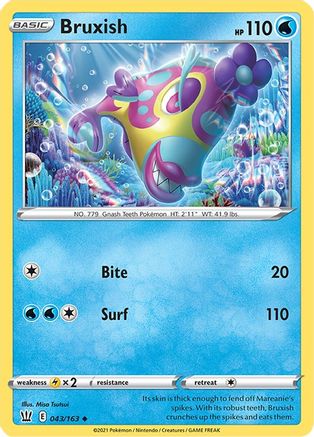 Bruxish (43) Reverse Holofoil - Battle Styles