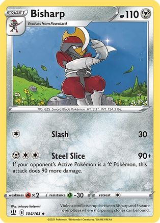 Bisharp (104) Reverse Holofoil - Battle Styles