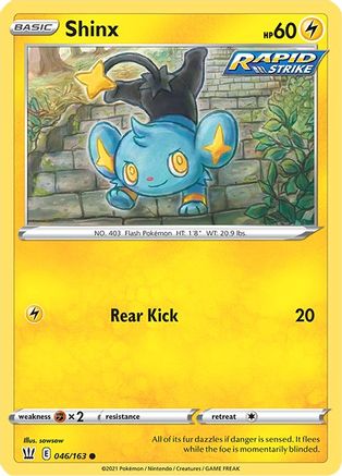 Shinx (046/163) [Sword & Shield: Battle Styles] | Silver Goblin