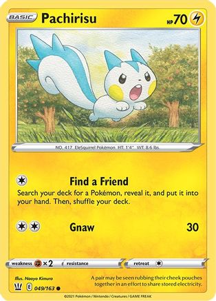 Pachirisu (49) Reverse Holofoil - Battle Styles