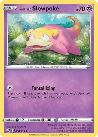 Galarian Slowpoke (54) Reverse Holofoil - Battle Styles