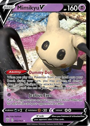 Mimikyu V (062/163) [Sword & Shield: Battle Styles] | Silver Goblin