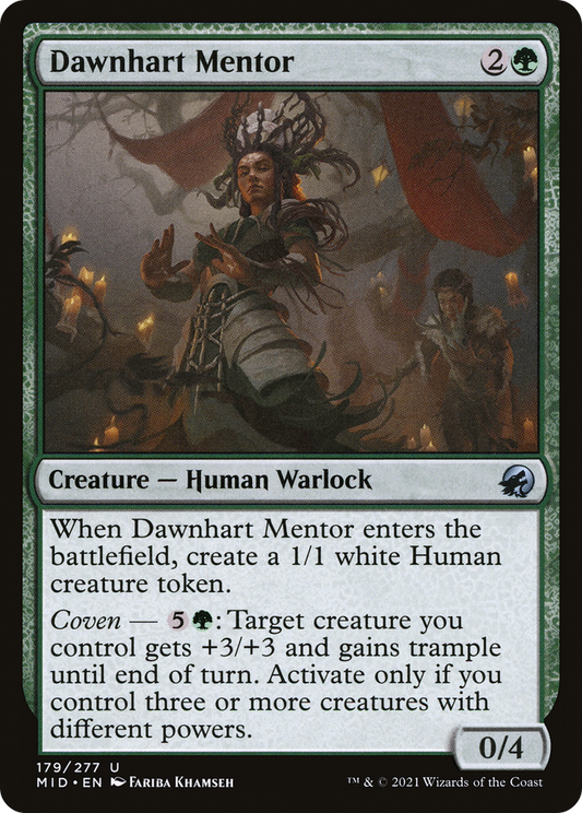 Dawnhart Mentor [Innistrad: Midnight Hunt] Foil