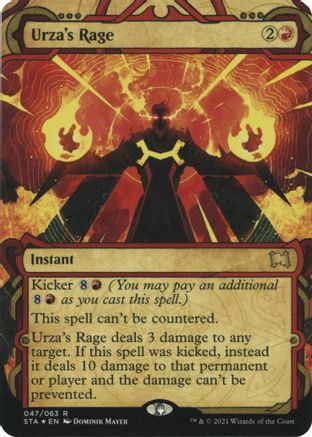 Urza's Rage (047) Etched Foil - Strixhaven Mystical Archive