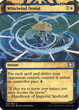 Whirlwind Denial (023) Etched Foil - Strixhaven Mystical Archive