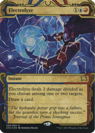 Electrolyze (060) Etched Foil - Strixhaven Mystical Archive