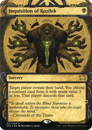 Inquisition of Kozilek (031) Etched Foil - Strixhaven Mystical Archive