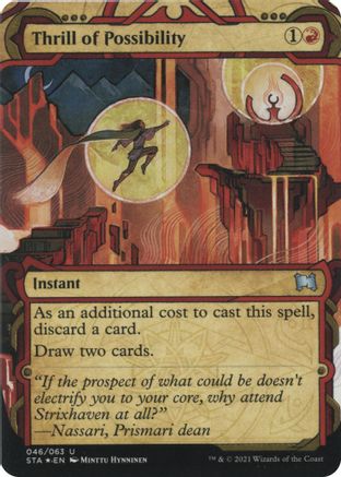Thrill of Possibility (046) Etched Foil - Strixhaven Mystical Archive
