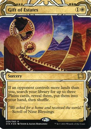 Gift of Estates (006) Etched Foil - Strixhaven Mystical Archive