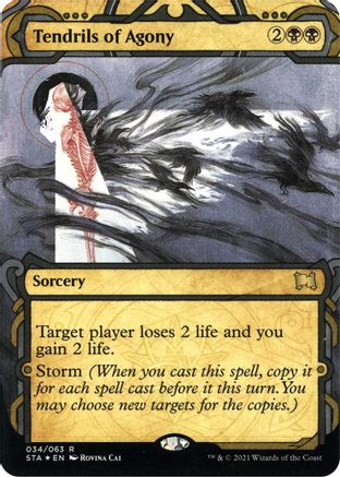 Tendrils of Agony (034) Etched Foil - Strixhaven Mystical Archive