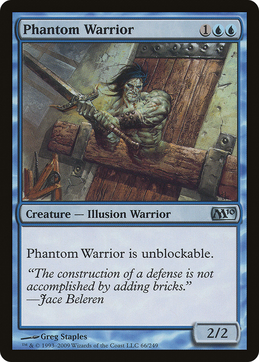 Phantom Warrior [Magic 2010] Foil