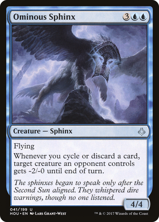 Ominous Sphinx [Hour of Devastation] Foil