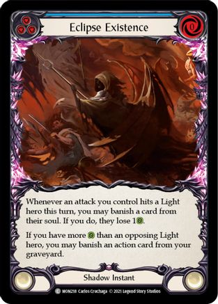 Eclipse Existence (MON218) (1st Edition) - Monarch