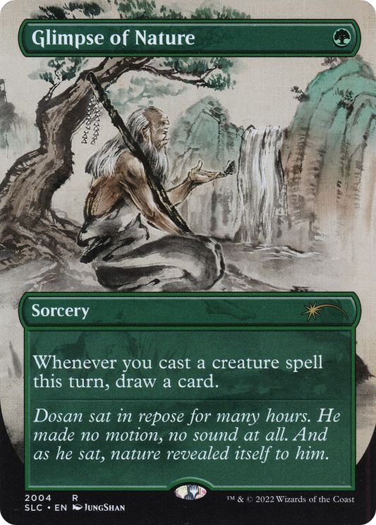 Glimpse of Nature (Borderless) [Secret Lair 30th Anniversary Countdown Kit] Foil
