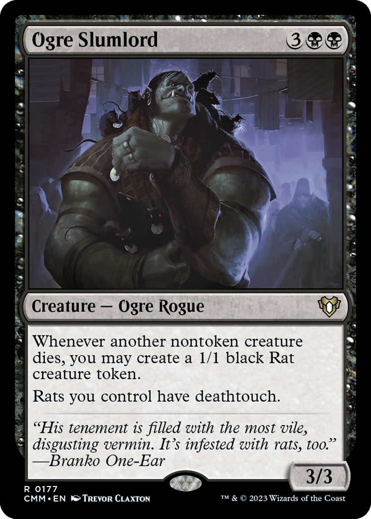 Ogre Slumlord [Commander Masters] Foil