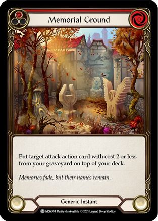 Memorial Ground (Red) (MON303) (1st Edition) - Monarch
