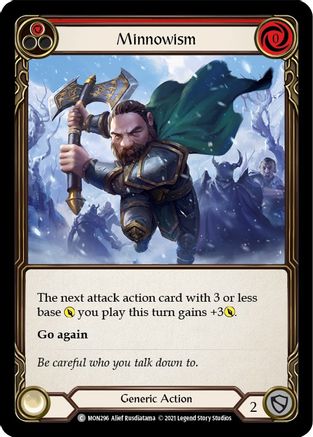 Minnowism (Red) (MON296) (Unlimited Edition) Rainbow Foil - Monarch
