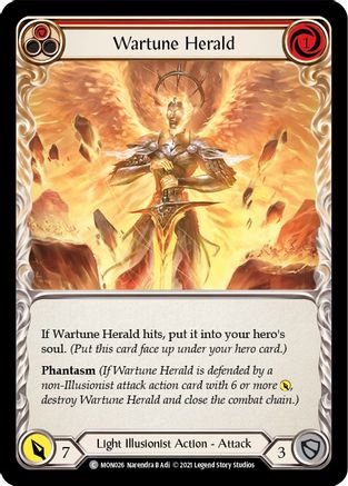 Wartune Herald (Red) (MON026) Unlimited Edition  - Monarch