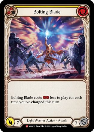 Bolting Blade (MON032) (1st Edition) Rainbow Foil - Monarch