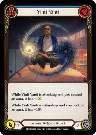 Yinti Yanti (Blue) Unlimited Edition Rainbow Foil (MON292) - Monarch