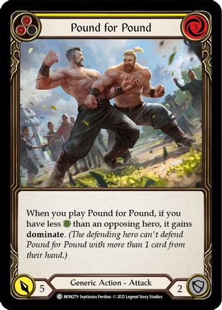 Pound for Pound (Yellow) (MON279) (Unlimited Edition) - Monarch