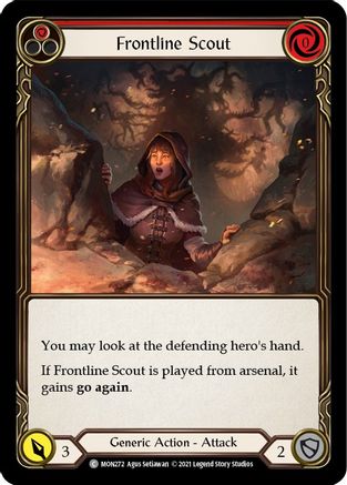 Frontline Scout (Red) (MON272) Unlimited Edition  - Monarch