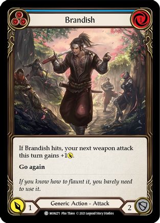 Brandish (Blue) Unlimited Edition  (MON271) - Monarch