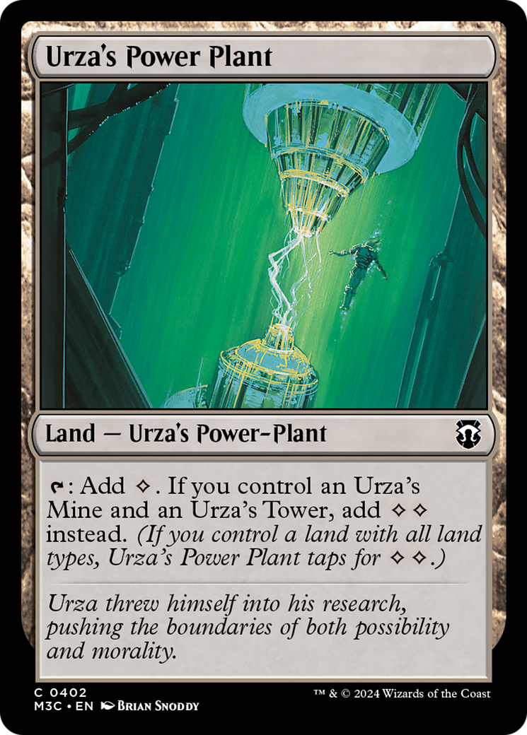 Urza's Power Plant (Ripple Foil) [Modern Horizons 3 Commander] | Silver Goblin