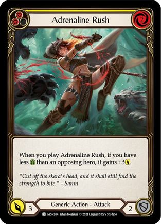 Adrenaline Rush (Yellow) (MON264) Unlimited Edition - Monarch