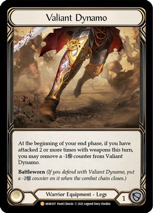 Valiant Dynamo (MON107) 1st Edition Cold Foil - Monarch