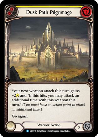Dusk Path Pilgrimage (Yellow) Unlimited Edition  (MON111) - Monarch