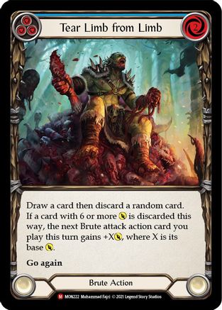 Tear Limb from Limb (MON222) 1st Edition Rainbow Foil - Monarch