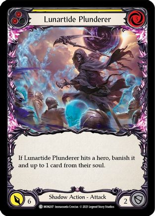 Lunartide Plunderer (Yellow) (MON207) 1st Edition  - Monarch
