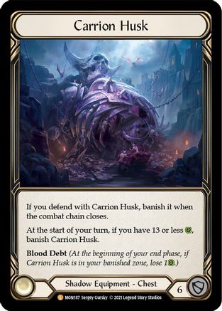 Carrion Husk (MON187) (Unlimited Edition) Rainbow Foil - Monarch