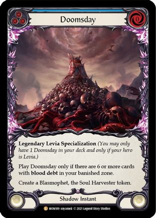 Doomsday (MON189) 1st Edition Cold Foil - Monarch