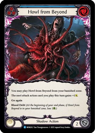 Howl from Beyond (Blue) (MON202) (Unlimited Edition) Rainbow Foil - Monarch