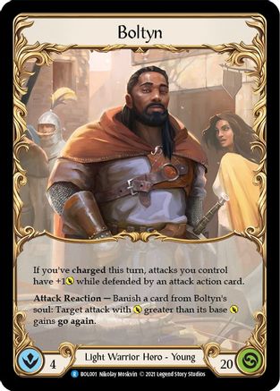 Boltyn (BOL001) - Blitz Deck: Monarch - Boltyn Unlimited Edition Rainbow Foil